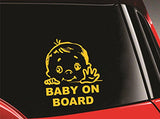 SYGA 'Baby On Board' Baby Stoping Indication Car Stickers