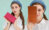 Syga PU Leather Hand Grip Wallet for Women, Brown