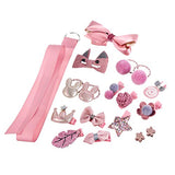 SYGA 18 Pcs Children's Suit Girls Baby Hair Clips Small Safety Clip Princess Hairpin Baby Hair Accessories Gift Box