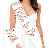 SYGA Birthday Queen Sash Birthday Party Sash Shiny Glitter for Women Girls Princess Elegant Party Decoration Accessory Supplies Gifts for Girl Women with Fun Party Queen Lettering - Rose Gold