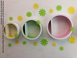 SYGA DIY 24 Pcs 3D Green and Yellow Beautiful Flowers Decorative Wall Stickers