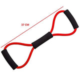 SYGA Yoga Pilates Pull Rope Gym Fitness Resistance Elastic Rubber Bands Straching Training Cord_Red