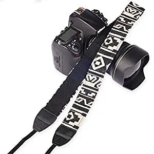 SYGA 1 Piece White Coloured DSLR Camera Shoulder Strap