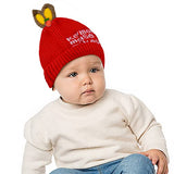 SYGA Winter Caps Woolen Knitted Cap for Kids Babies Ski Beanie Hat Double Dual Ears Beanie Cap for Girls Boys for 6 Months - 3 Years