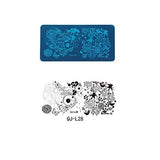SYGA 1 Piece QJ-L28 Style Nail Plates Nail Art Image Stamping Plates Nail Sticker