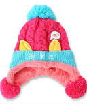 SYGA Baby Boys Girls Winter Earflap Beanie Hat Knitted Pompom Cap