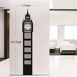 SYGA Classic Tower Wall Stickers Clock_13