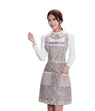 SYGA Multi Stone Design Waterproof Stylish Polyester Fiber Women Apron
