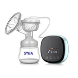 SYGA Breast Pump Milk Booster Breast Milk Painless Bilateral Breast Pump Silica Gel SkyBlue