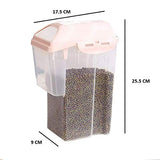 Syga KoreanJar_Pink Plastic Multipurpose Kitchen Container - 2.1-3 L, 1 Pieces, Pink