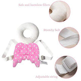 SYGA 1 Piece Baby Toddlers Head Protective, Adjustable Infant Safety Pad for Baby_Pink Wings