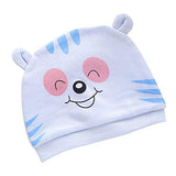 SYGA 1 Piece Small Eye Design Baby Cotton Sleep Cap_Blue