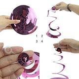 SYGA 12 Pieces Birthday Party Theme Hanging Swirl Decoration Set_Gifts
