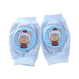 SYGA Bear Design Soft Baby Knee Pad (Blue)