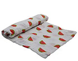 SYGA 1 Piece Organic Cotton Baby Muslin Swaddle_Watermelon