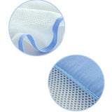 SYGA New Baby Bathtub Mesh Seat Support Sling Net Infant Bath Blue Tub Hammock(Blue)