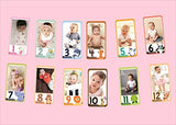 SYGA 1 to 12 Month Animal Photo Banner for Your Baby with Front Side Photo Space & Sweet Memory Writing Space Back Side of Banner