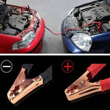 SYGA Black & Red 2M 1500A Copper Wire Auto Battery Line Cable Line Cable for Diesel car only Clip Car Electronics Jump Starter