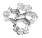SYGA 12 Pieces Cookie Cutter Stainless Steel Cookie Cutter with Different Shape