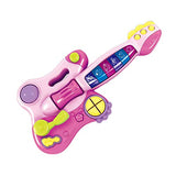 SYGA Baby Electronic Flash Music Guitar Toy for Toddlers_Pink