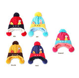 SYGA Baby Boys Girls Winter Earflap Beanie Hat Knitted Pompom Cap