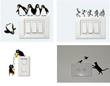 SYGA Set of 4 Decorative Beautiful Modern Art Switch Board Stickers