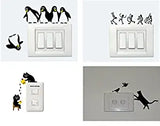 SYGA Set of 4 Decorative Beautiful Modern Art Switch Board Stickers