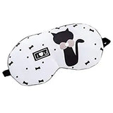 SYGA I Love You Kitty White Cartoon Gel Ice Sleep Eye Mask Adjustable Head Strap Funny Eye Mask for Sleeping