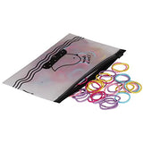 SYGA Elastic Hair Ties for Thin Hair,Ponytail Holders Value Pack for Newborn Girls,100pcs/pack Multicolor Mixed-5105