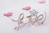 SYGA Brooch Pin Fashion Crystal Rhinestone Jewellery Pin Vintage Accessories Decoration Clothing Bouquet Brooches for Bridal Women Girl