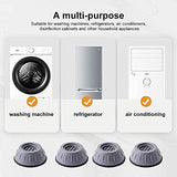 SYGA 4PCS Washing Machine Rubber Feet Pads Universal Anti Vibration Washing Machine Mat Anti Slip Noise Cancelling Washing Machine Feet for Dryer, Washing Machine, Dishwasher- ray