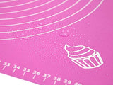 Syga Silicone Reusable, Non-Stick Pastry Rolling Baking Mat with Measurements, 50x40cm(Multicolour)