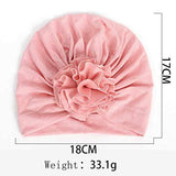 SYGA 1 Piece Cotton Hat Flower Turban Infant Photography Props, Circumference: 14.2" to 22"