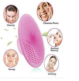 Syga 1 Pieces Facial Cleansing Pads, Soft Silicone Face Scrubbers Exfoliators Face Blackhead Removing Massage Tool (Assorted Color)