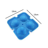 SYGA 1 Piece Diamond-Shaped Fun Ice Cube Molds BPA Silicone Flexible Ice Maker Tray with Funnel