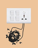 SYGA Set of 4 Switch Board Wall Sticker Modern Art Stickers