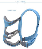 SYGA Baby Safety Carrier Infant Baby Kids Front and Back Carrier Backpack Newborn Hipseat Wrap Sling Bag_SkyBlue