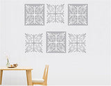 SYGA 'Window Glass' Wall Sticker (PVC Vinyl, 61 cm x 5 cm x 5 cm)(Grey)
