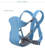 SYGA Baby Safety Carrier Infant Baby Kids Front and Back Carrier Backpack Newborn Hipseat Wrap Sling Bag_SkyBlue