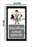 SYGA Set of 8 Father's Card for Dad is The Best - Birthday,Anniversary,Father Day Gift for Father