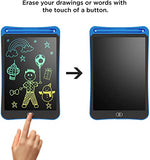 SYGA LCD Writing Pad, 12 inch Kids Doodle & Scribble Boards Erasable Writing Tablet for Kids Adults, Blue