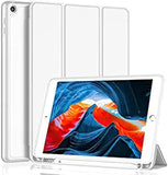 SYGA Cases for iPad Pro 12.9 Inch 2020 (4th Gen) Flip Cover with Pencil Holder, White