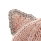 SYGA Winter hat for Babies, cat Design_Pink