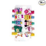 SYGA 10Pcs Baby Hair Clip For Girl Alligator Teeth Hair Accessory For All Type of Infant Toddler Baby Hairs Bow Animal Cartoon Butterfly Mickey Mini Puppy Fish Unicorn Elephant Patterns- Set of 10, Butterfly