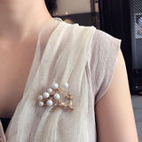 SYGA Brooch Pin Fashion Crystal Rhinestone Jewellery Pin Vintage Accessories Decoration Clothing Bouquet Brooches for Bridal Women Girl