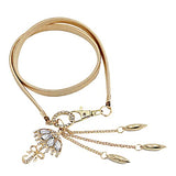 SYGA Women Metal Buckle & Tassels Stretchy Skinny Belt, (Pack of 1)