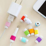 SYGA Charger Cable Saver Protector for Mobile Laptop Macbook Charge Cable Saver and Fixer(2 Pcs, Assorted Colors)