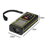 SYGA Digital Laser Distance Measuring Tape Tool, Distance Measuring Meter, Yellow - 80m (Colour & Design May Vary)