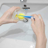 SYGA Baby Milk Bottle Nipple Straw Brush Sponge Nylon Cleaning Brush Cleaner Bottle Tong Set (Color May Vary) (4 Pcs)