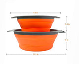 SYGA Set of 2 Vegetable Fruit Washer Strainer_Orange